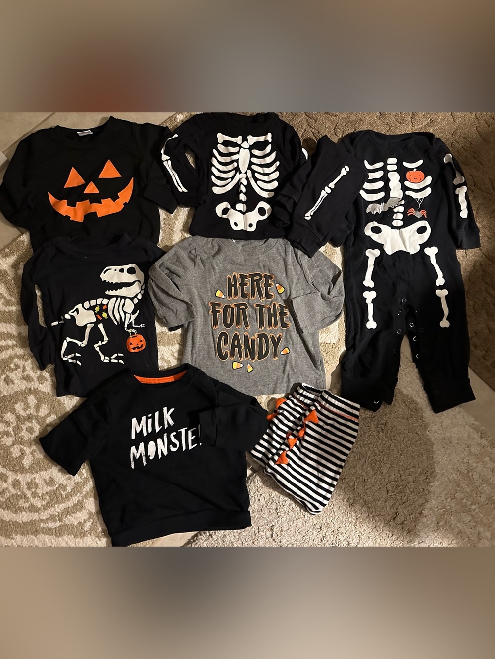 Boys 12 months Halloween outfit lot
